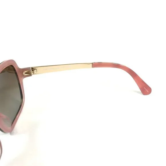 Kate Spade Sunglasses ANNJANETTE/S 0T4LA Gold Pink Tortoise Frames Brown Lens - Picture 7 of 11